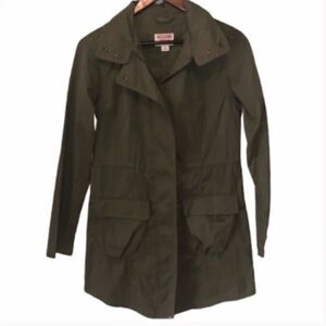 Women’s Olive Green Utility Coat Jacket